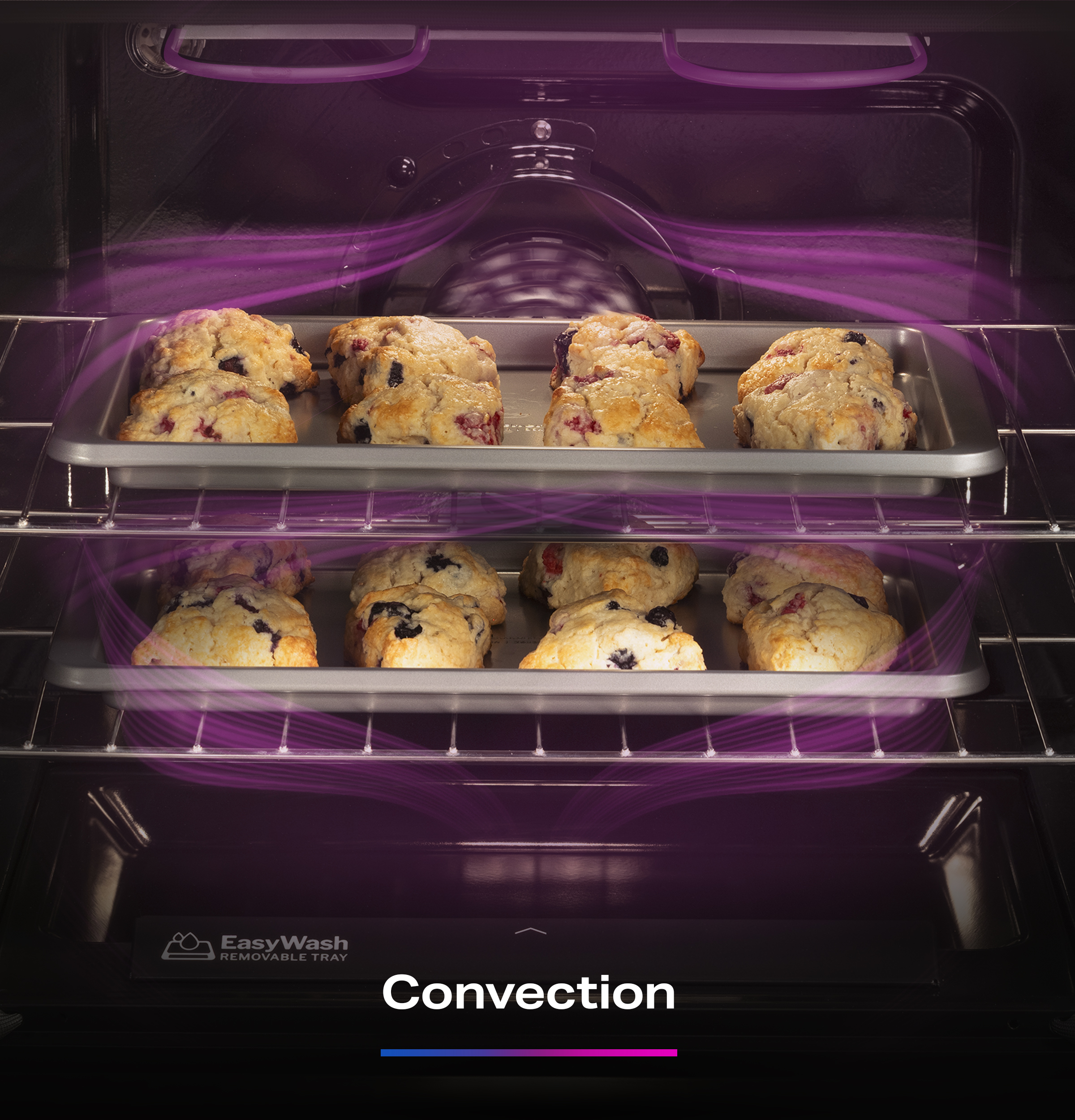 30" Smart Slide-In Induction and Convection Range with No Preheat Air Fry and EasyWash Oven Tray view 19