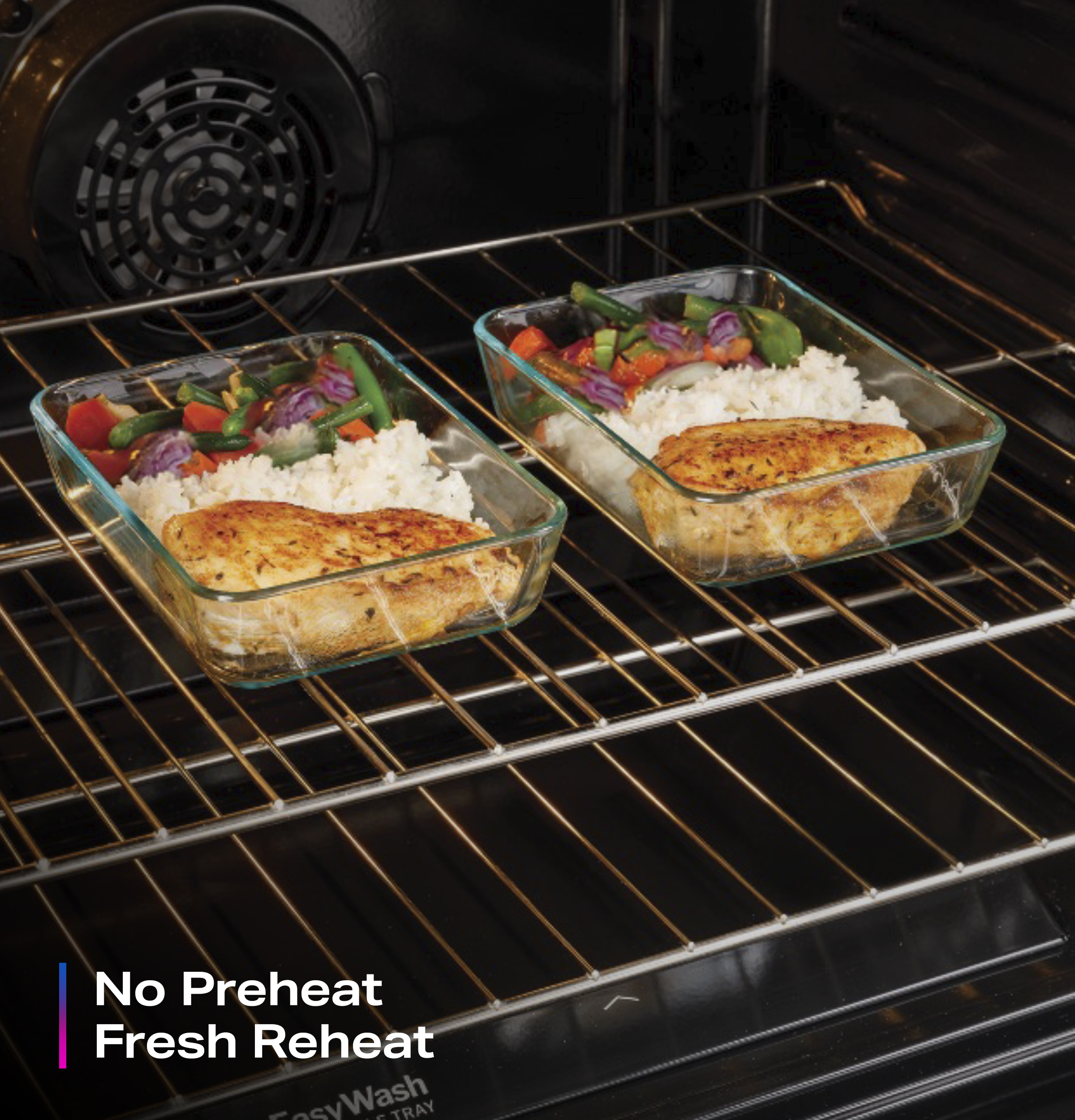 30" Smart Slide-In Induction and Convection Range with No Preheat Air Fry and EasyWash Oven Tray view 18