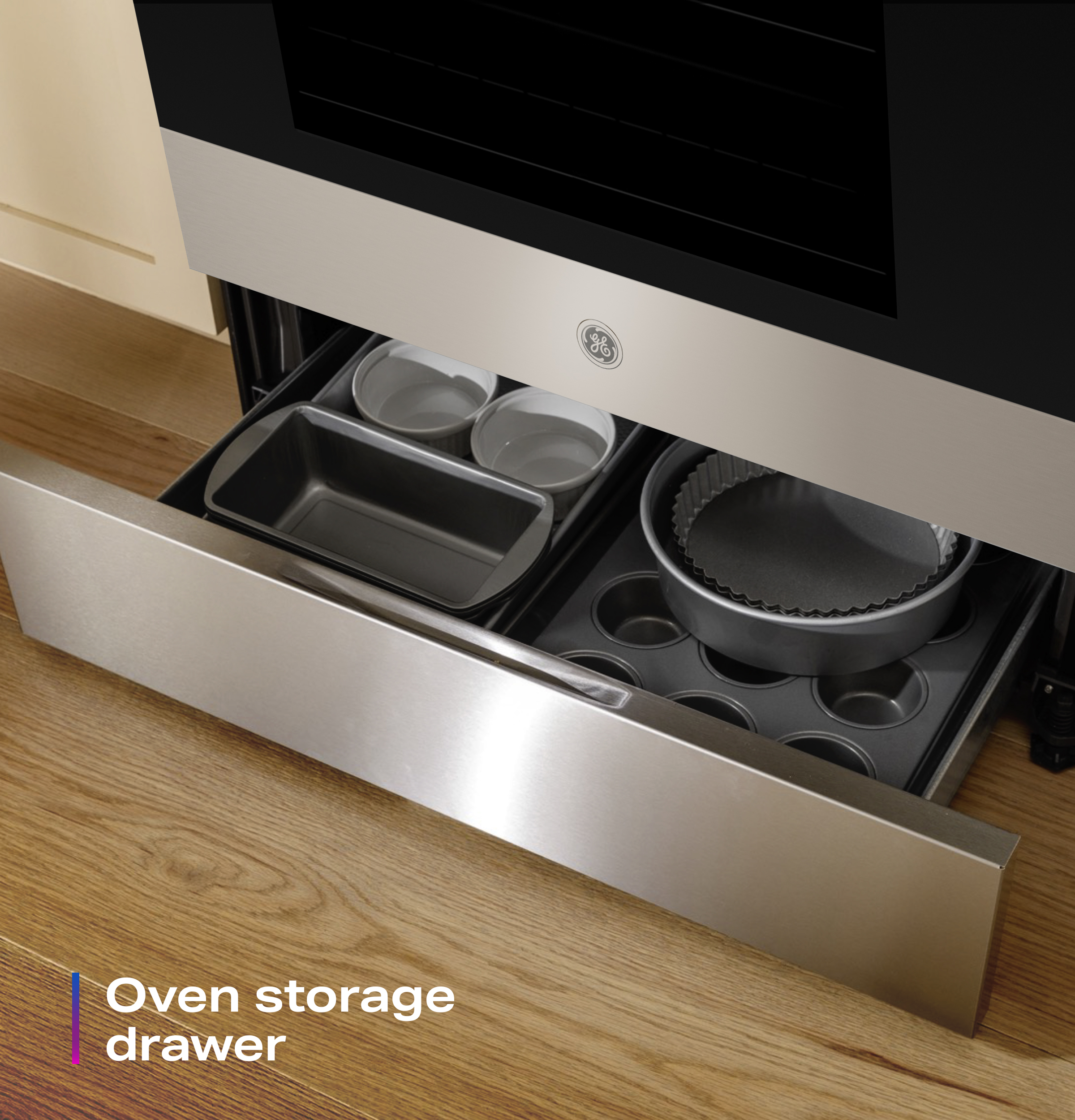 30" Smart Slide-In Induction and Convection Range with No Preheat Air Fry and EasyWash Oven Tray view 8