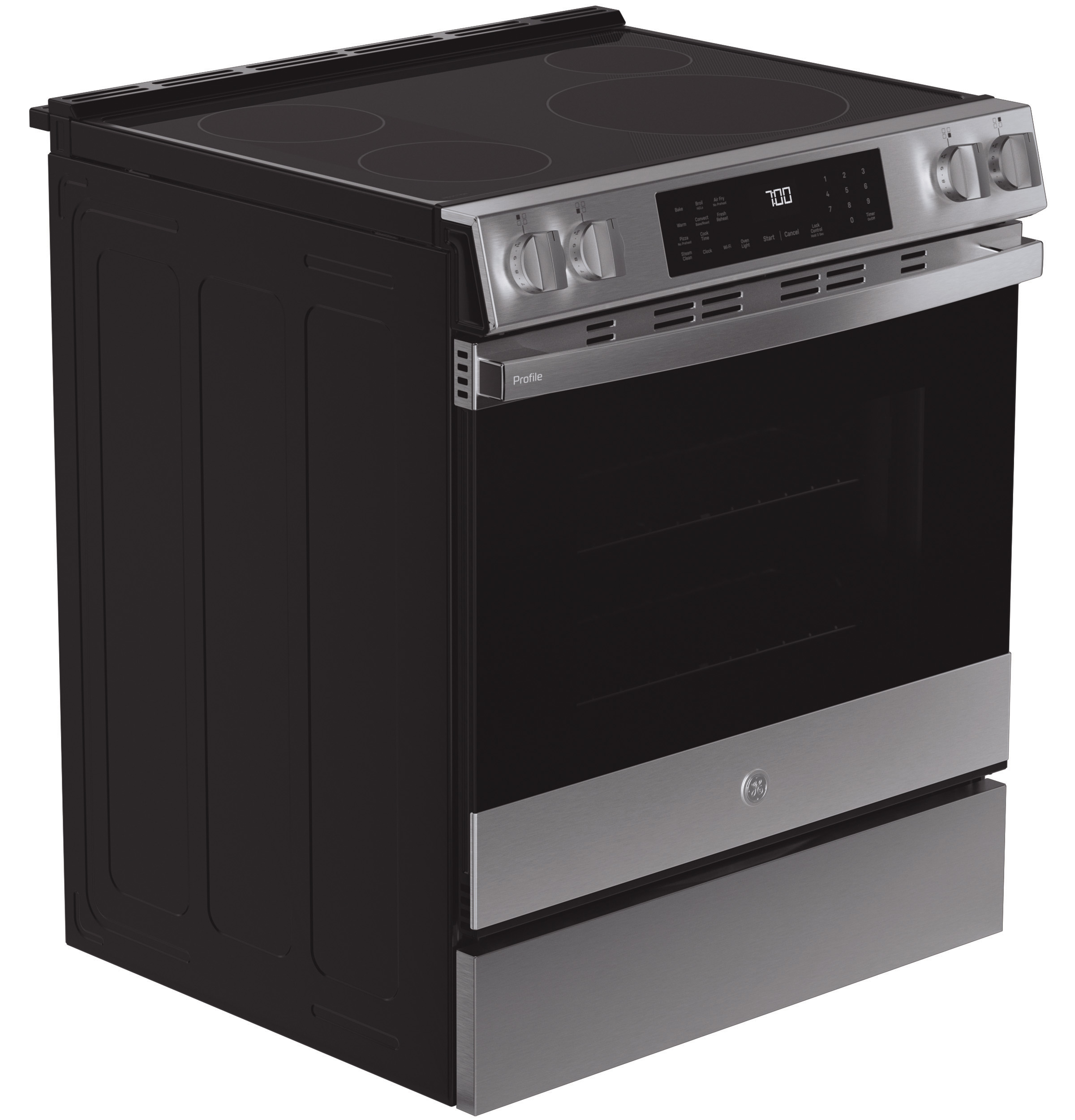 30" Smart Slide-In Induction and Convection Range with No Preheat Air Fry and EasyWash Oven Tray view 16