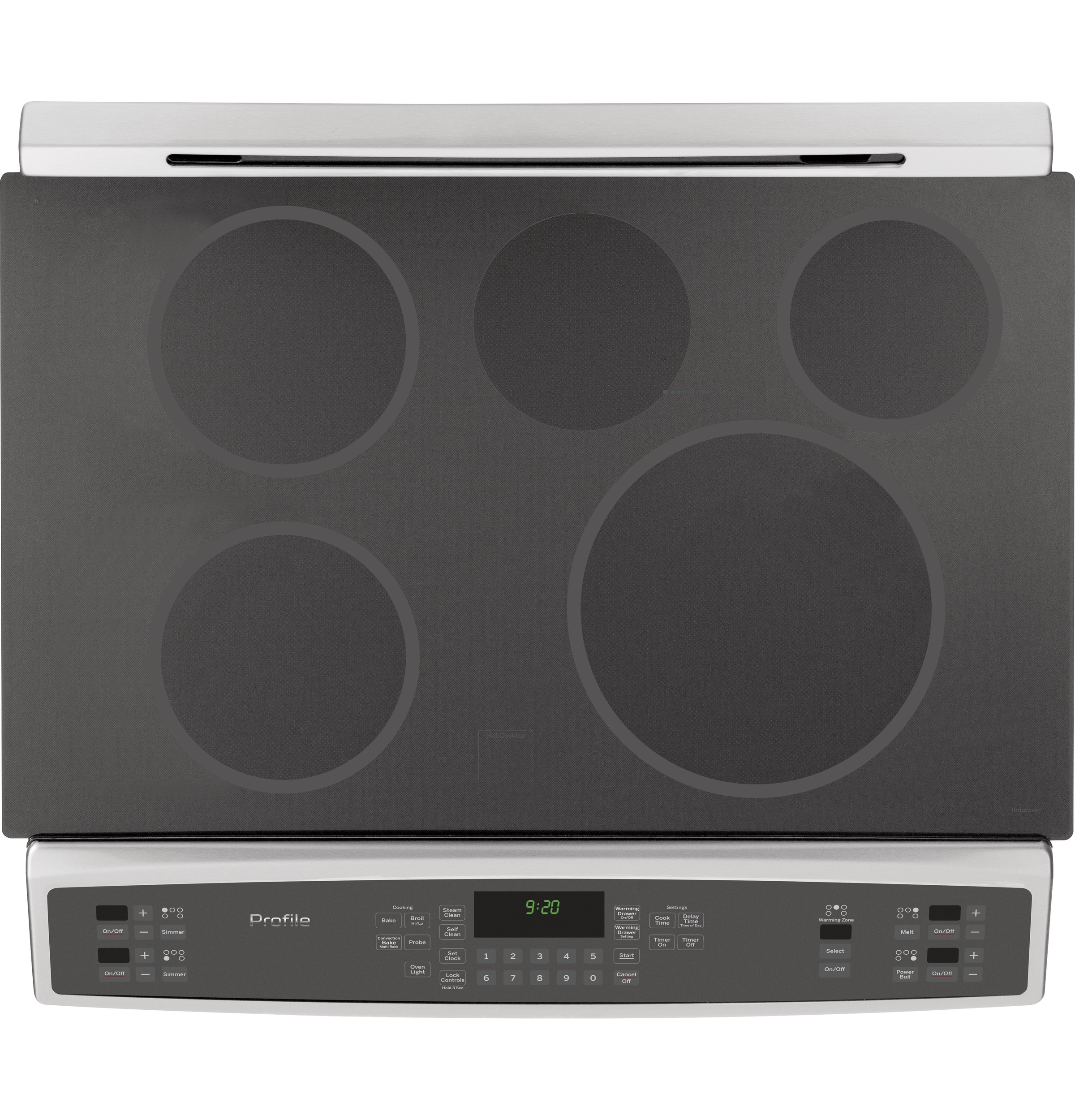 Series 30" Slide-In Front Control Induction and Convection Range with Warming Drawer PHS920SFSS