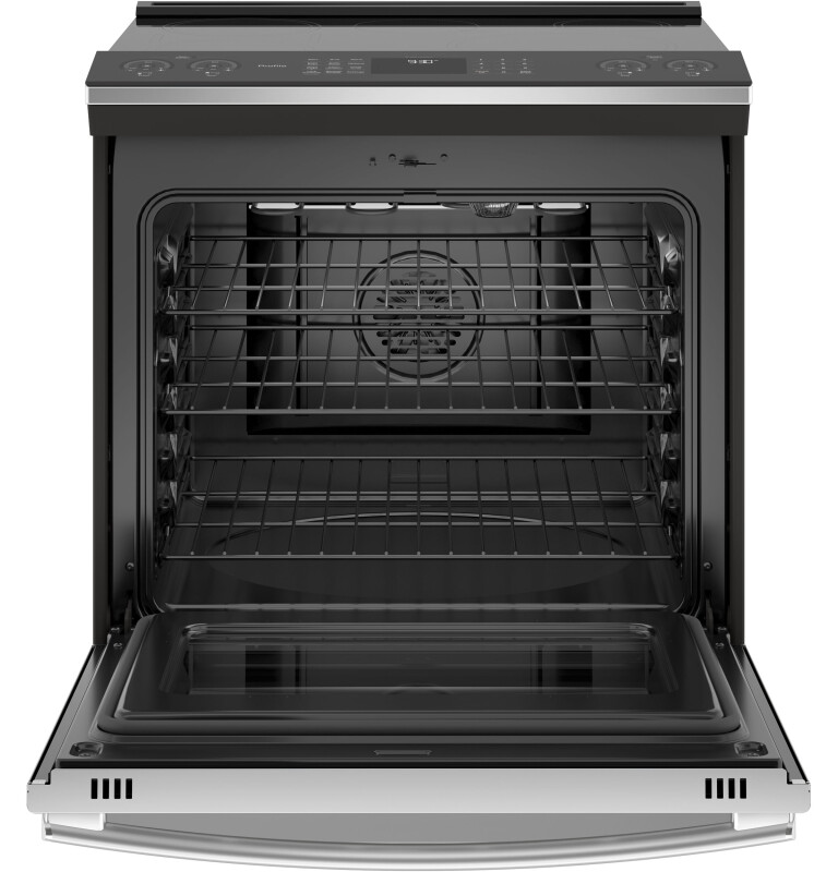 30" Smart Slide-In Front-Control Induction and Convection Range PHS930SLSS