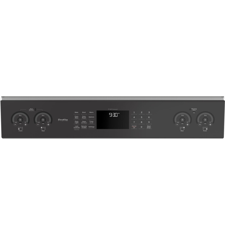 30" Smart Slide-In Front-Control Induction and Convection Range PHS930SLSS