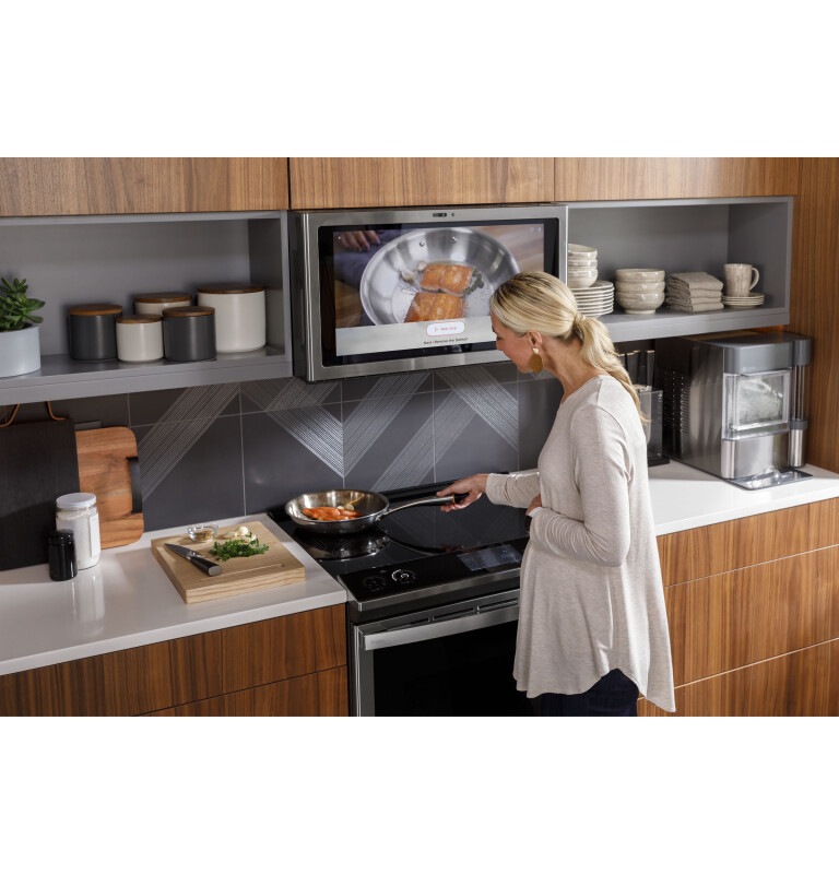 30" Smart Slide-In Fingerprint Resistant Front-Control Induction and Convection Range with No Preheat Air Fry view 12