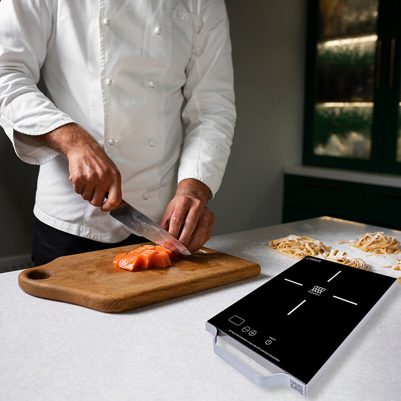 11 inch Portable One-Burner Induction Cooktop LIGHT Aluminum Handle 110V PIC100BLACK, product image 9 of 16