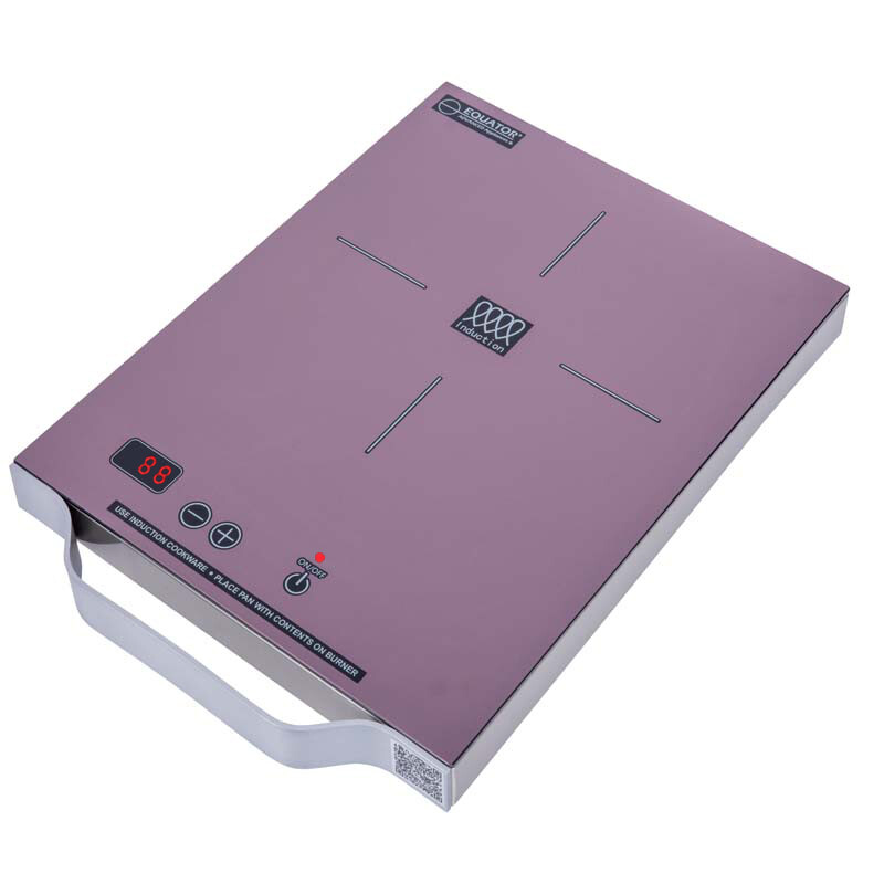 11 inch Portable One-Burner Induction Cooktop LIGHT Aluminum Handle 110V PIC100LILAC, product image 2 of 12