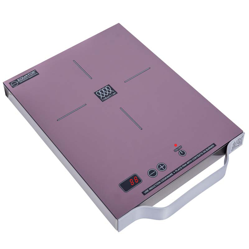 11 inch Portable One-Burner Induction Cooktop LIGHT Aluminum Handle 110V PIC100LILAC, product image 11 of 12