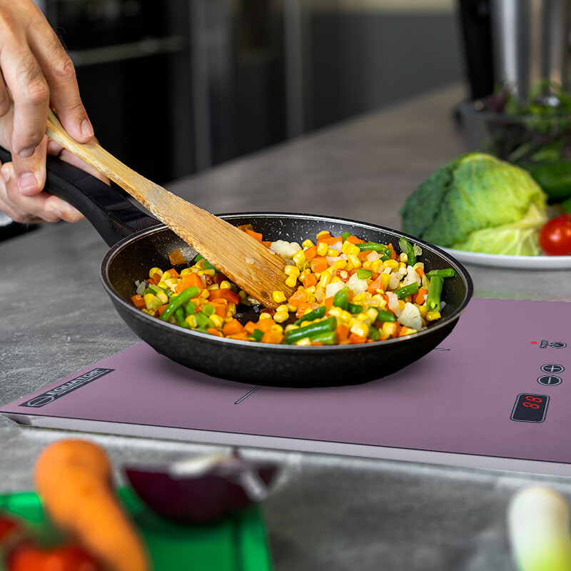 11 inch Portable One-Burner Induction Cooktop LIGHT Aluminum Handle 110V PIC100LILAC, product image 12 of 12