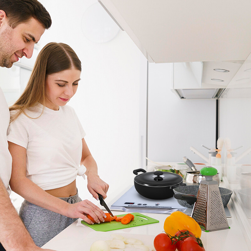 11 inch Portable One-Burner Induction Cooktop LIGHT Aluminum Handle 110V PIC100SILVER, product image 12 of 12