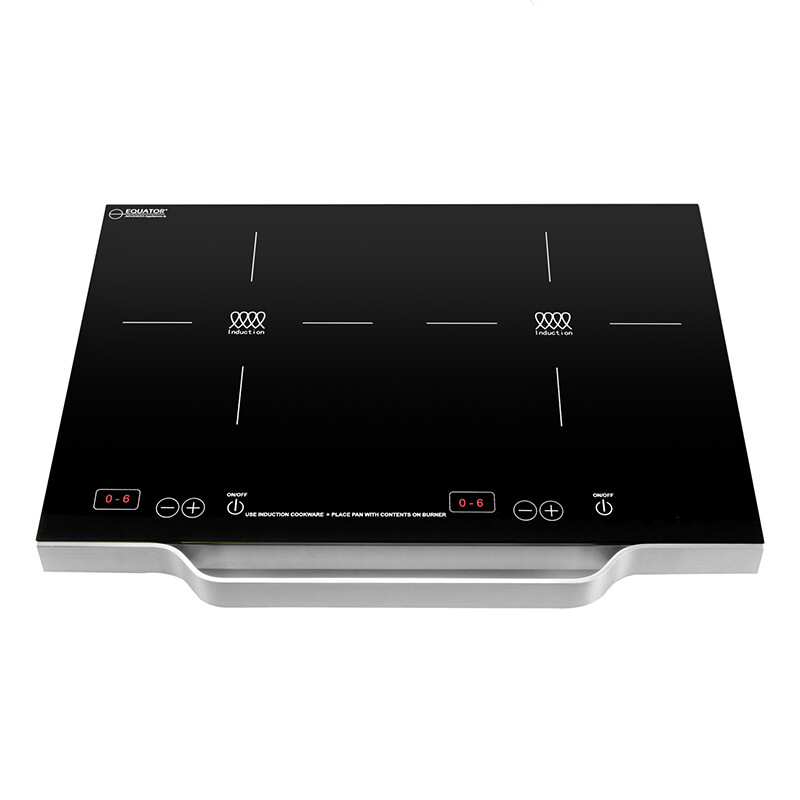 21 inch Portable 2-Burner Induction Cooktop LIGHT with ALUMINUM HANDLE 110V PIC200N, product image 2 of 12