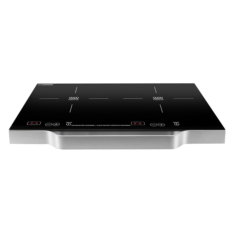 21 inch Portable 2-Burner Induction Cooktop LIGHT with ALUMINUM HANDLE 110V PIC200N, product image 11 of 12