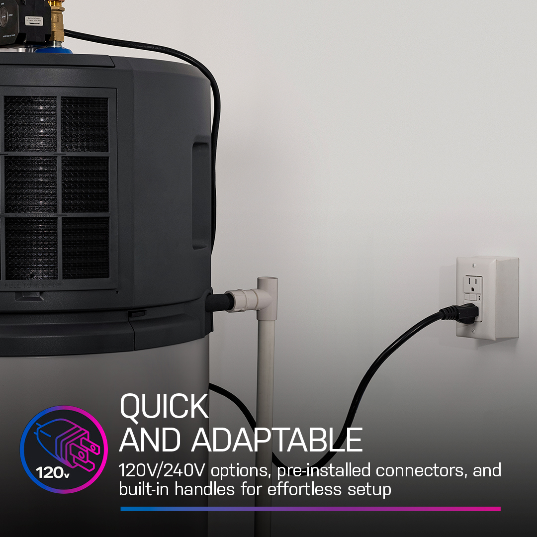 GE Profile GEOSPRING Smart Hybrid Heat Pump Water Heater 50-gallon - 120V - FlexCapacity - Canada Only PJ50S10FPY, product image 18 of 24