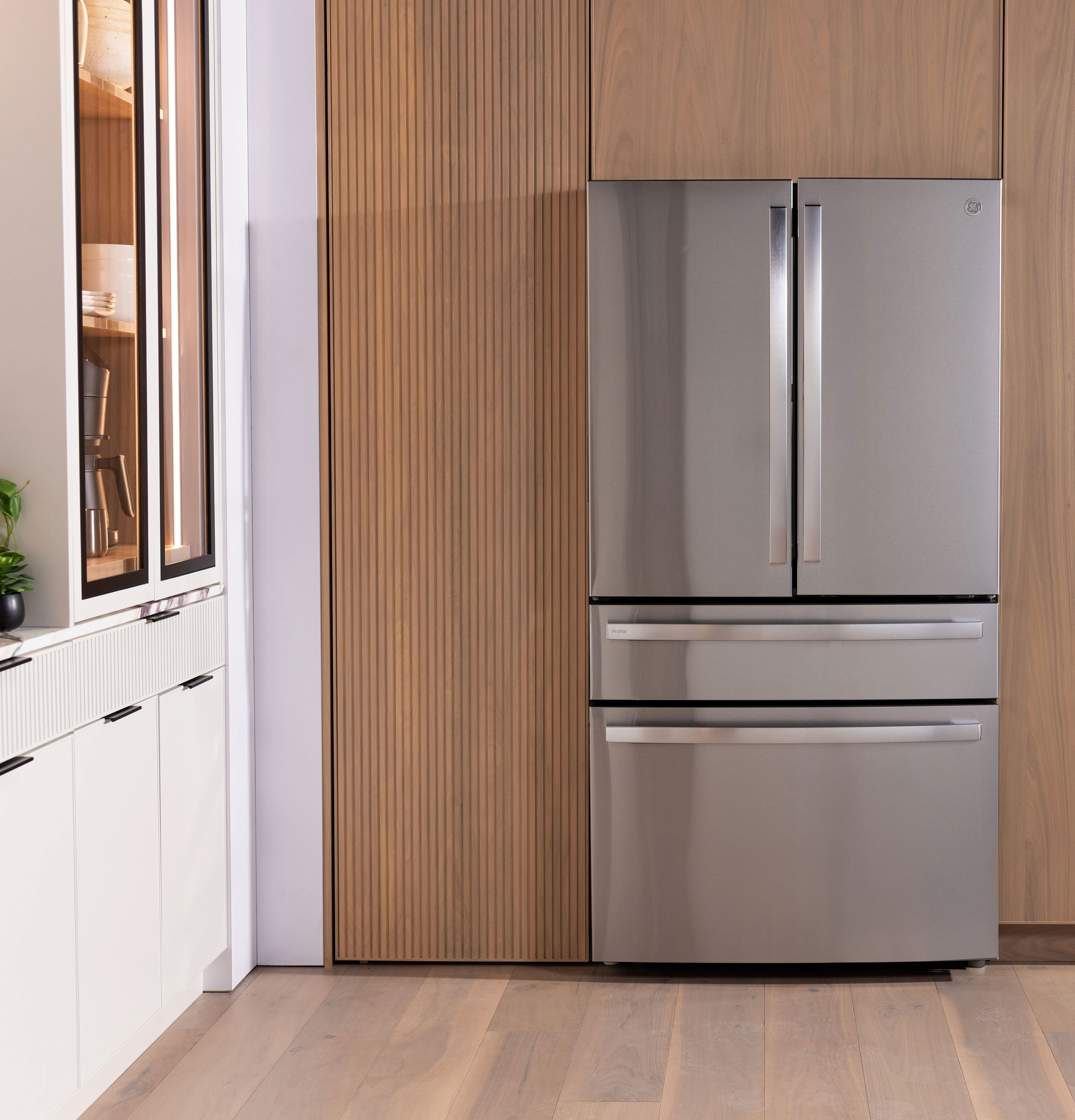 23.3 Cu. Ft. Smart Counter-Depth Fingerprint Resistant 4-Door French-Door Refrigerator with Door In Door view 23