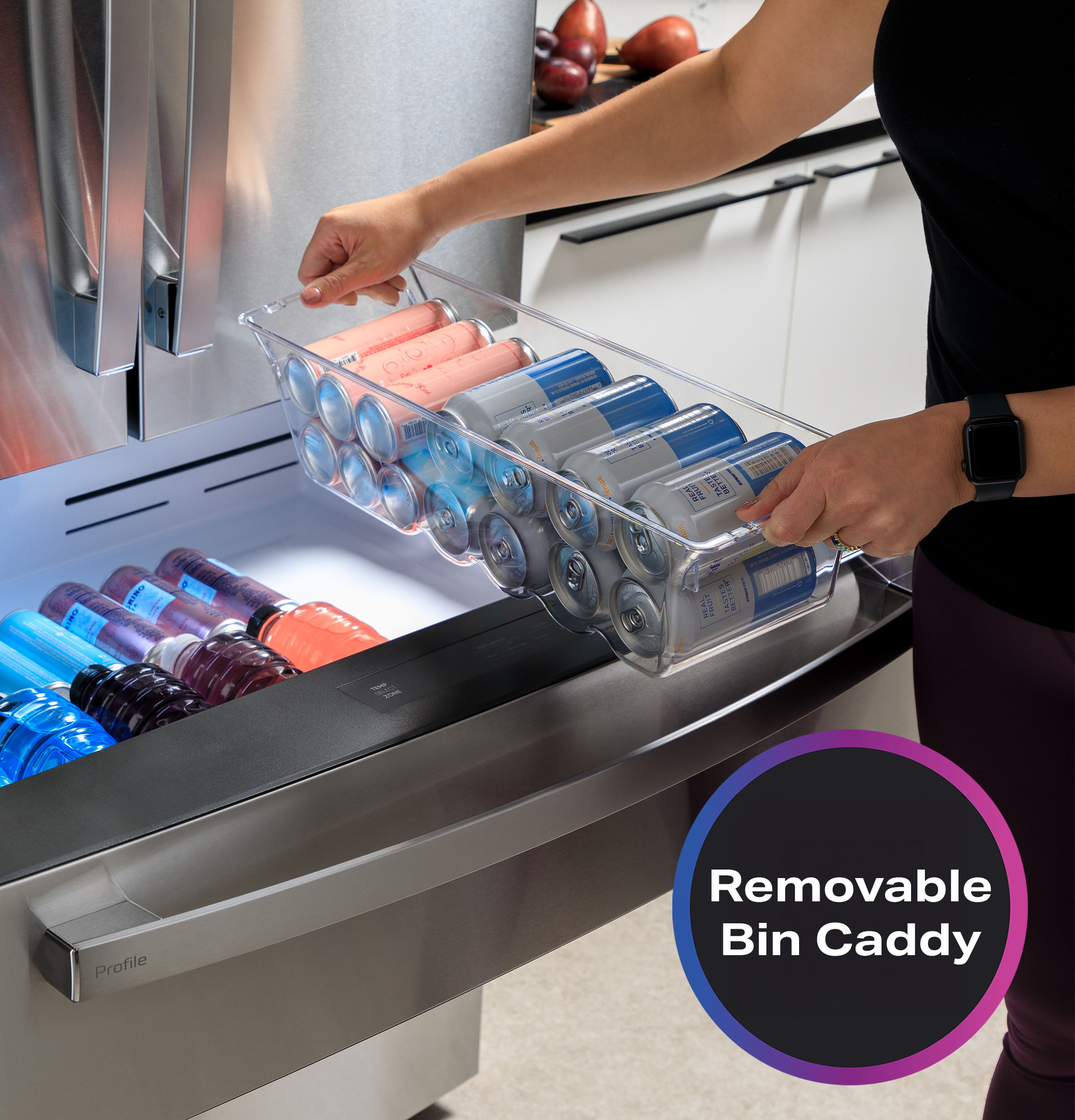 23.3 Cu. Ft. Smart Counter-Depth Fingerprint Resistant 4-Door French-Door Refrigerator with Door In Door view 31