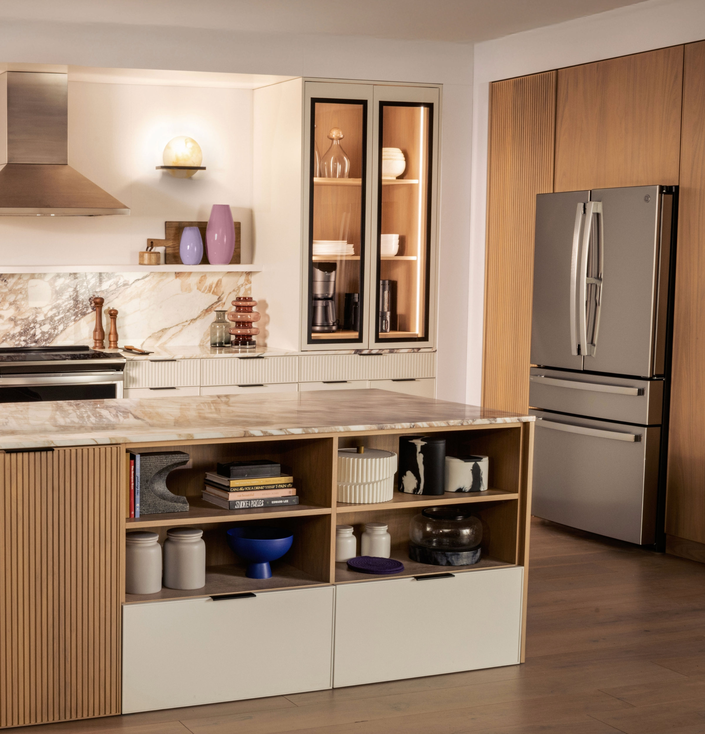 23.3 Cu. Ft. Smart Counter-Depth Fingerprint Resistant 4-Door French-Door Refrigerator with Door In Door view 12