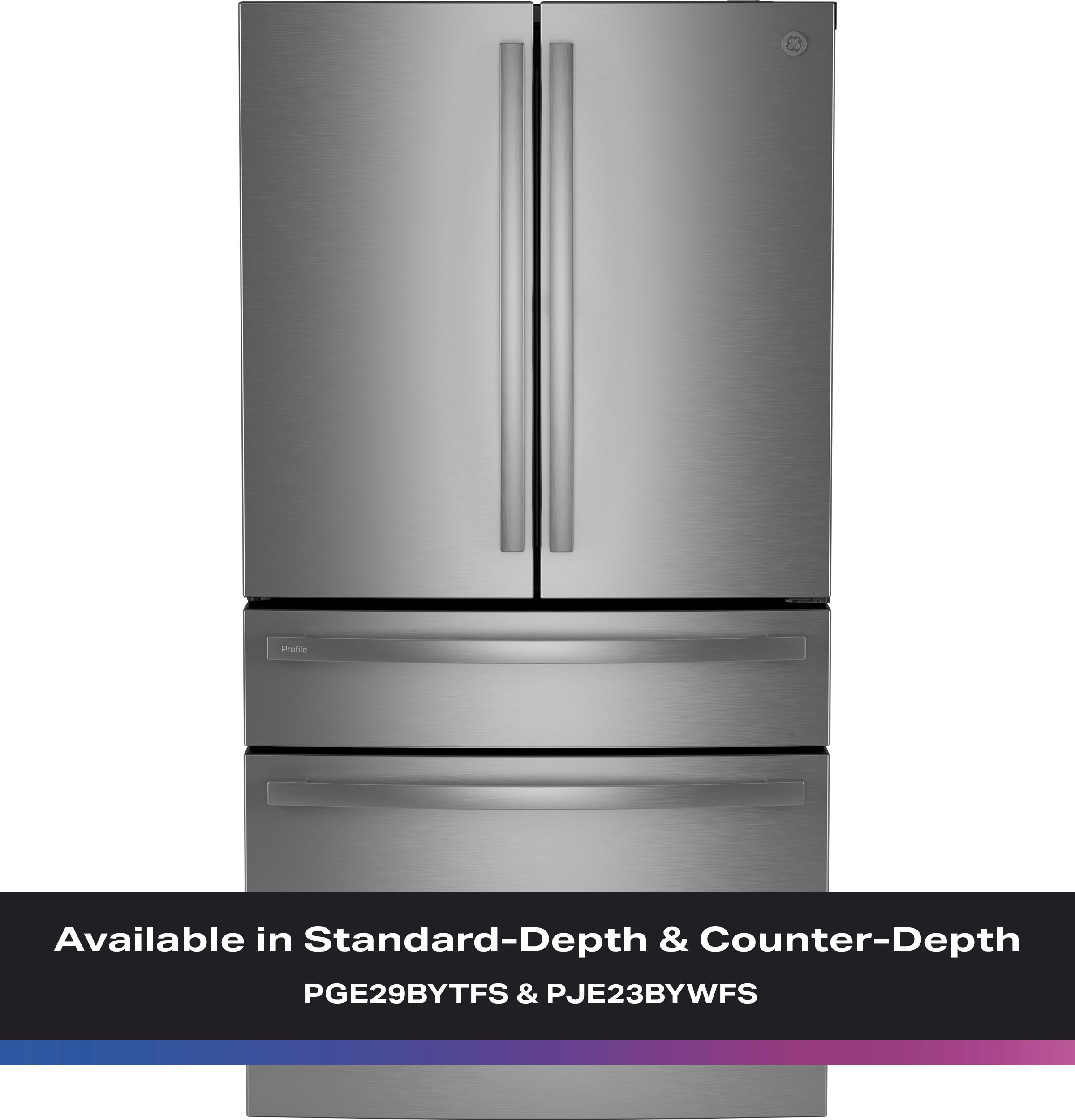23.2 Cu. Ft. Smart Counter-Depth Fingerprint Resistant 4-Door French-Door Refrigerator view 6