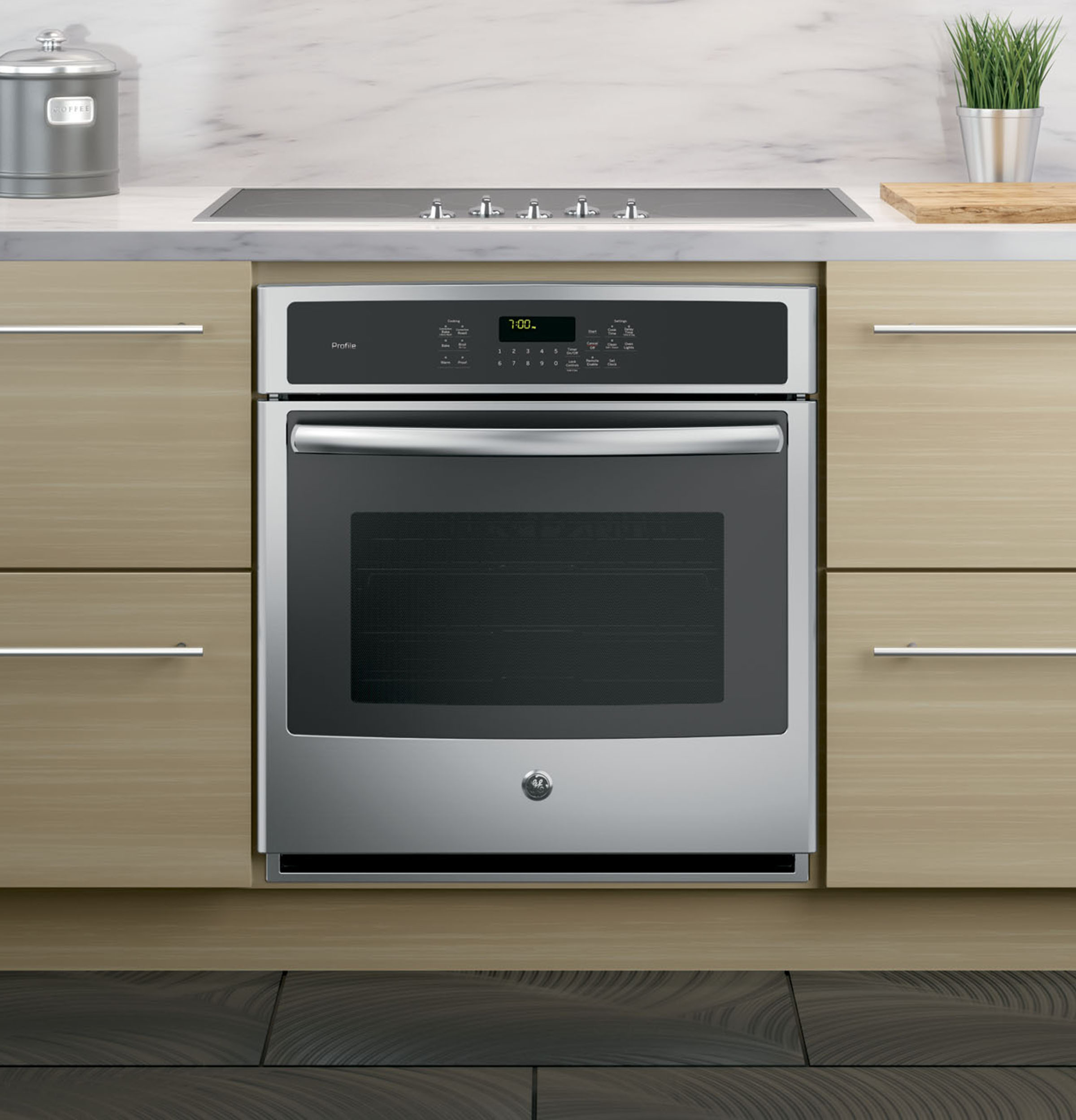 Series 27" Built-In Single Convection Wall Oven PK7000SFSS