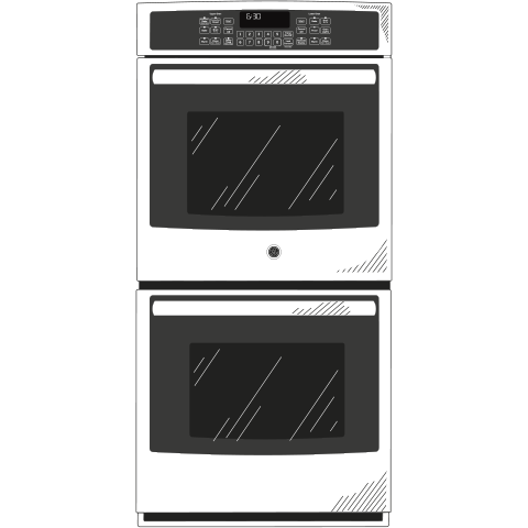 Series 27" Built-in Double Wall Oven with Convection PK7500FMDS