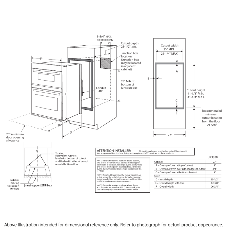 27" Built-In Combination Convection Microwave/Convection Wall Oven view 8