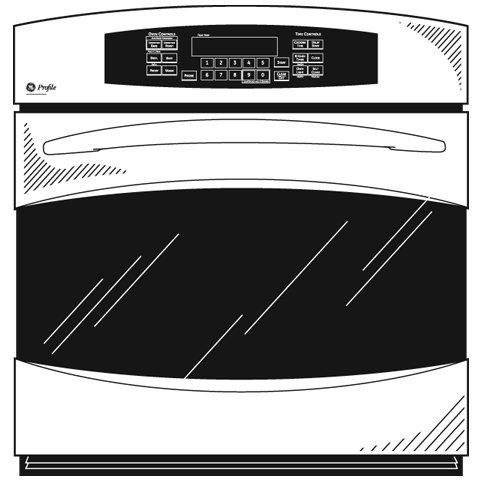 27" Built-In Single Convection Wall Oven PK916SRSS