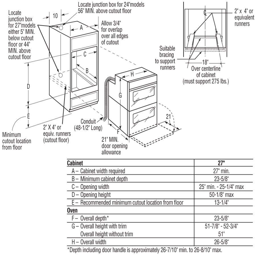 27" Built-In Convection/Thermal Wall Oven view 3
