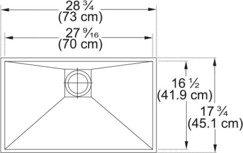 Peak Undermount Sink view 11