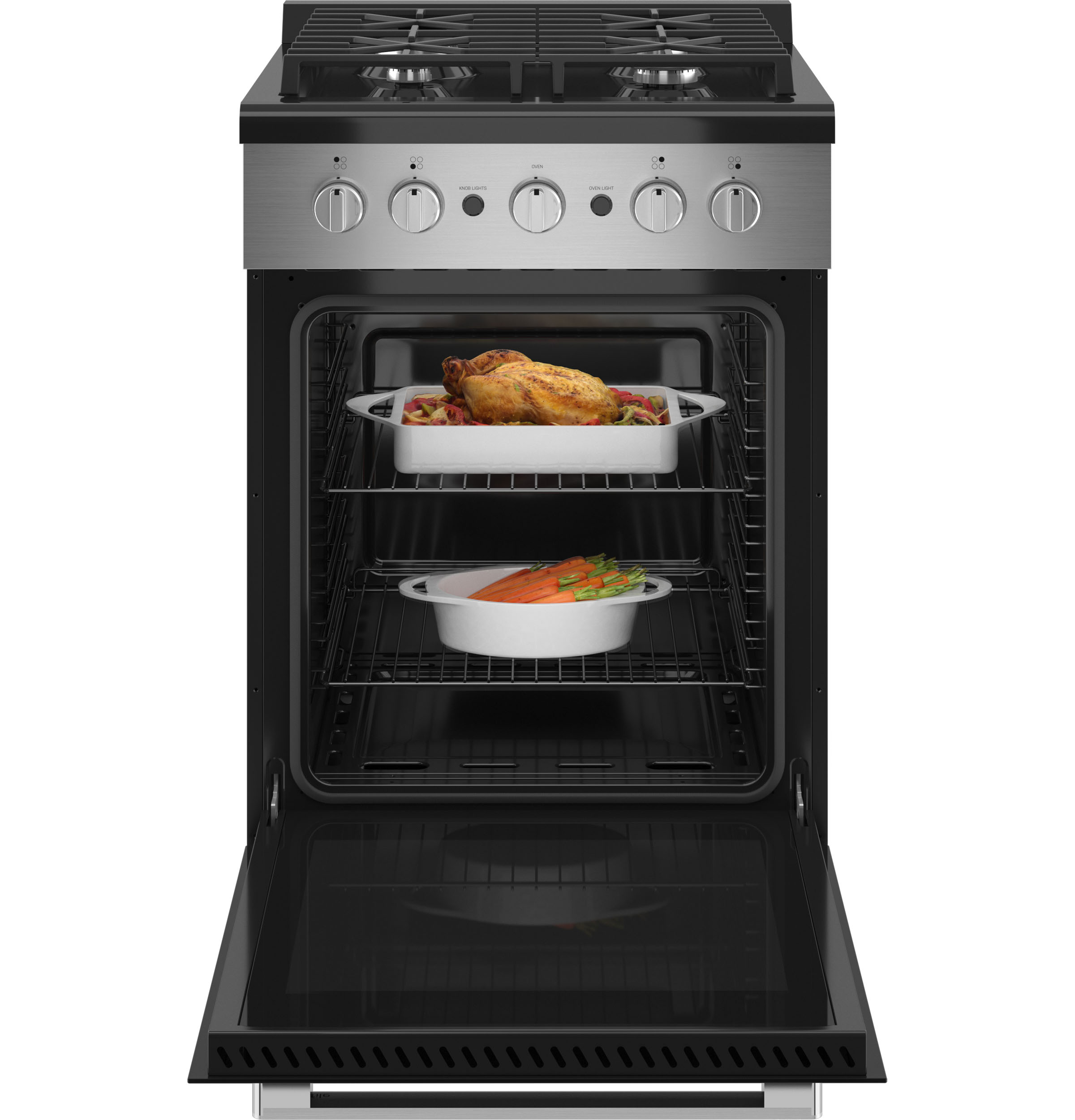 24" Free-Standing RV Gas Range PLS624RTSS, product image 3 of 21