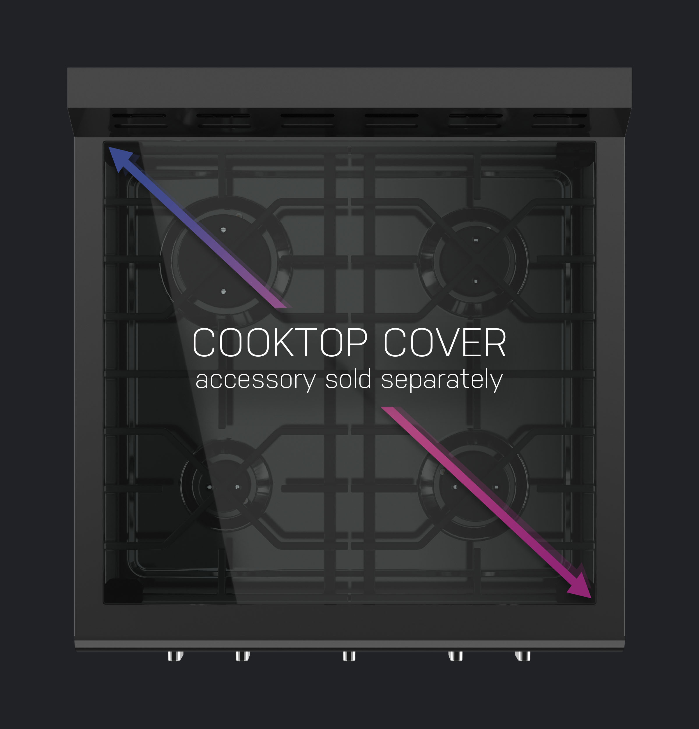 24" Free-Standing RV Gas Range PLS624RTSS, product image 13 of 21