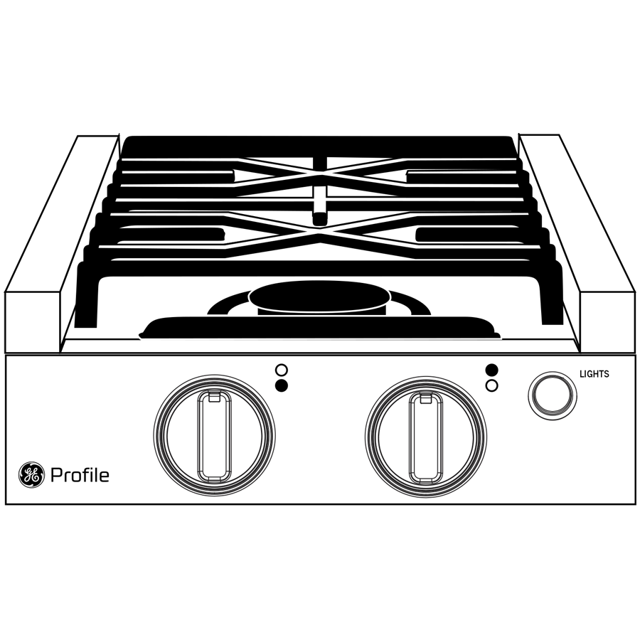 12" Rangetop PLU612RTSS