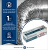 Flexible Aluminum 8' Transition Duct PM08X10085, product image 9 of 11