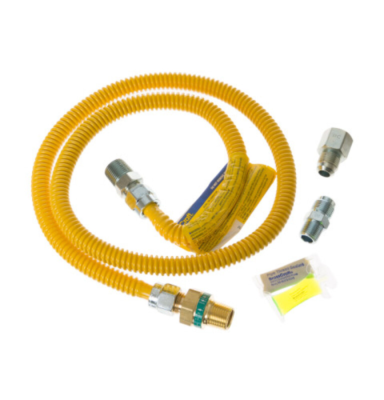 4' Universal Gas Dryer Installation Kit With Auto Shutoff PM15X114