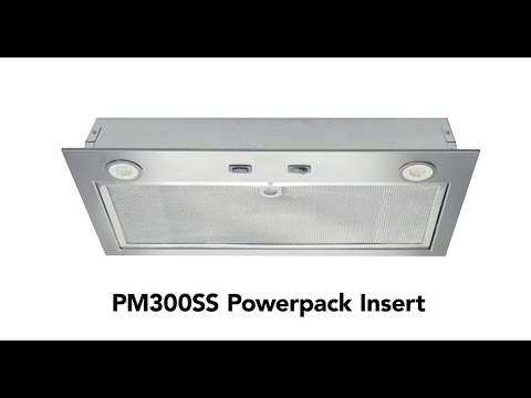 21-Inch Custom Range Hood Power Pack Insert w/ Easy Install System, 300 Max Blower CFM view 12