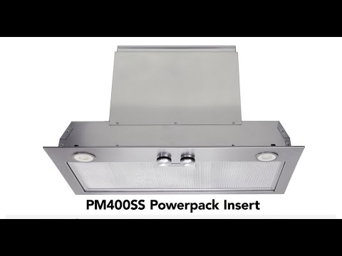 21-Inch Custom Range Hood Power Pack Insert w/ Easy Install System, 450 Max Blower CFM view 7