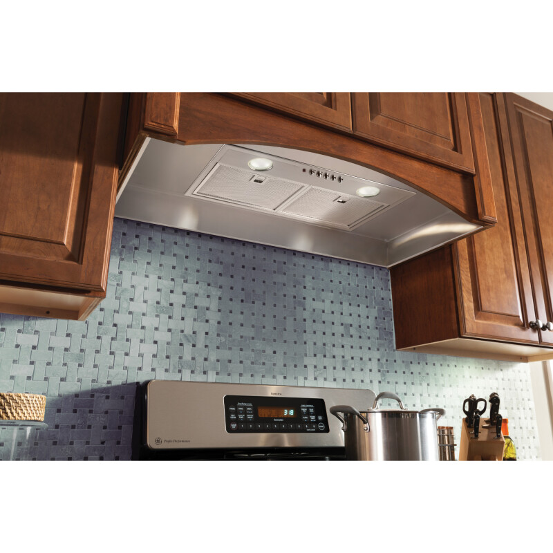 Elite 20.5Inch Custom Range Hood Power Pack, 550 Max Blower CFM, PM500SS, product image 4 of 5