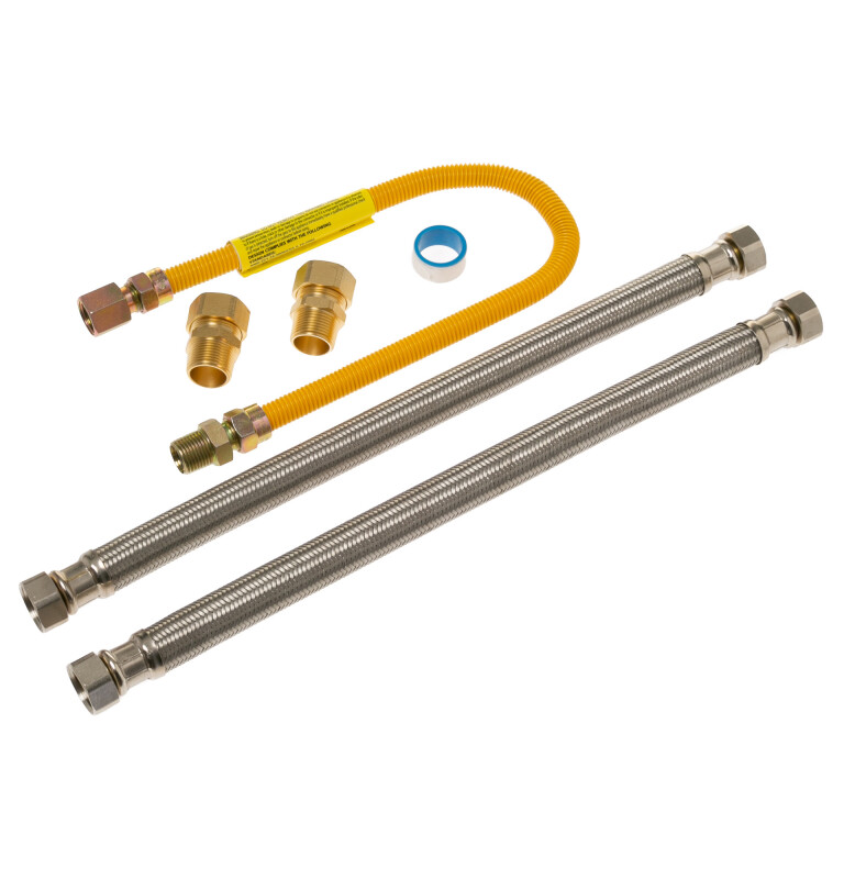 18" Braided Gas Wh Connector Kit PM77X102