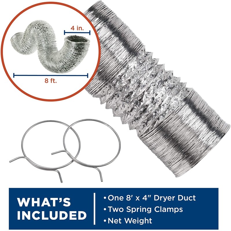 Super Flexible Foil 8' Transition Duct PM8X73
