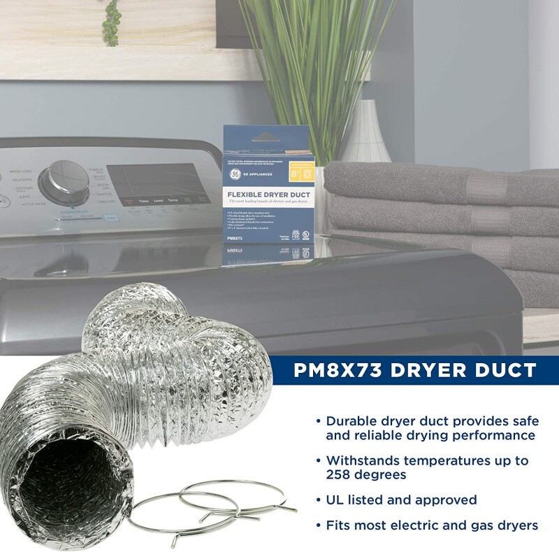 Super Flexible Foil 8' Transition Duct PM8X73