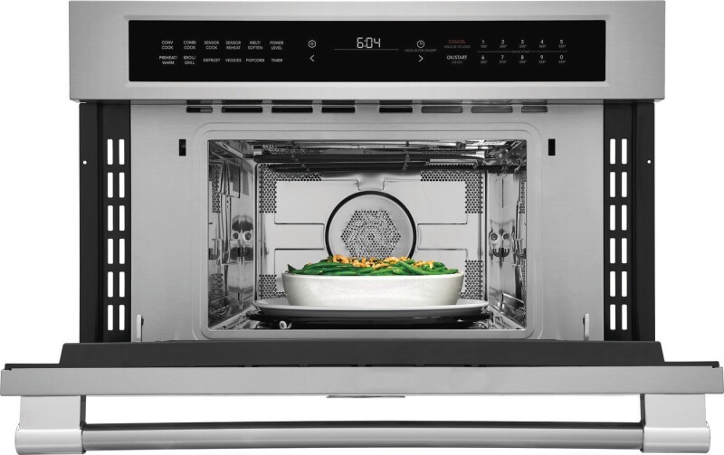 30" Built-In Convection Microwave Oven with Drop-Down Door view 3