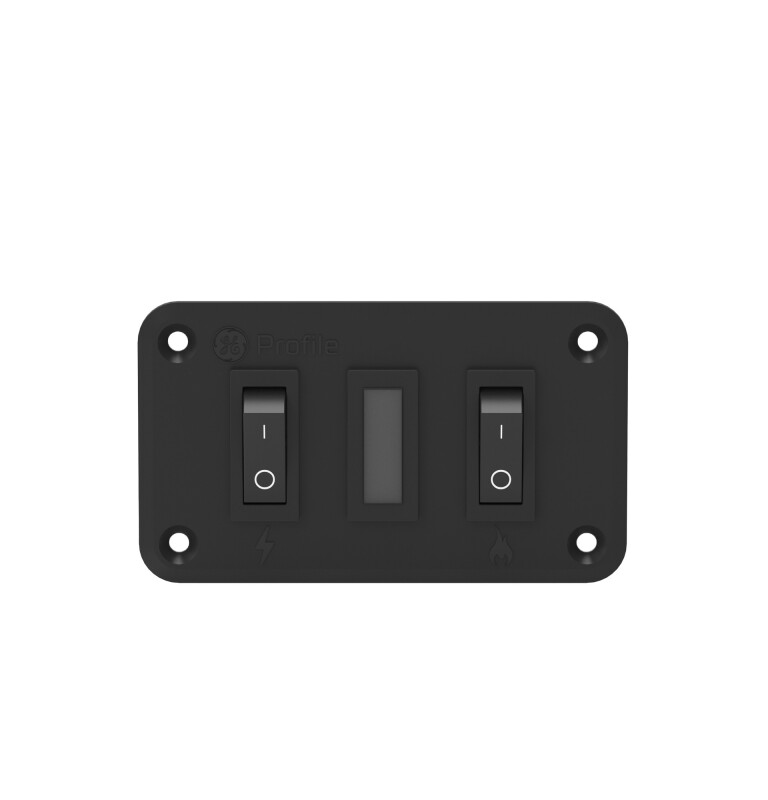 RV Dual Fuel Black Toggle Control for LP and Electric Water Heater PMBSRS