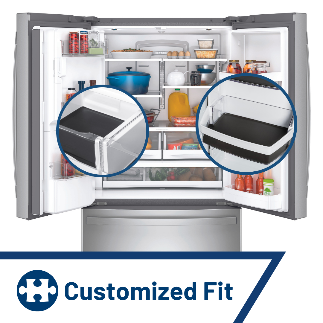 Drawer & Bin Liners with Microban® for Standard Depth Refrigerators PMLNRBF01, product image 5 of 13