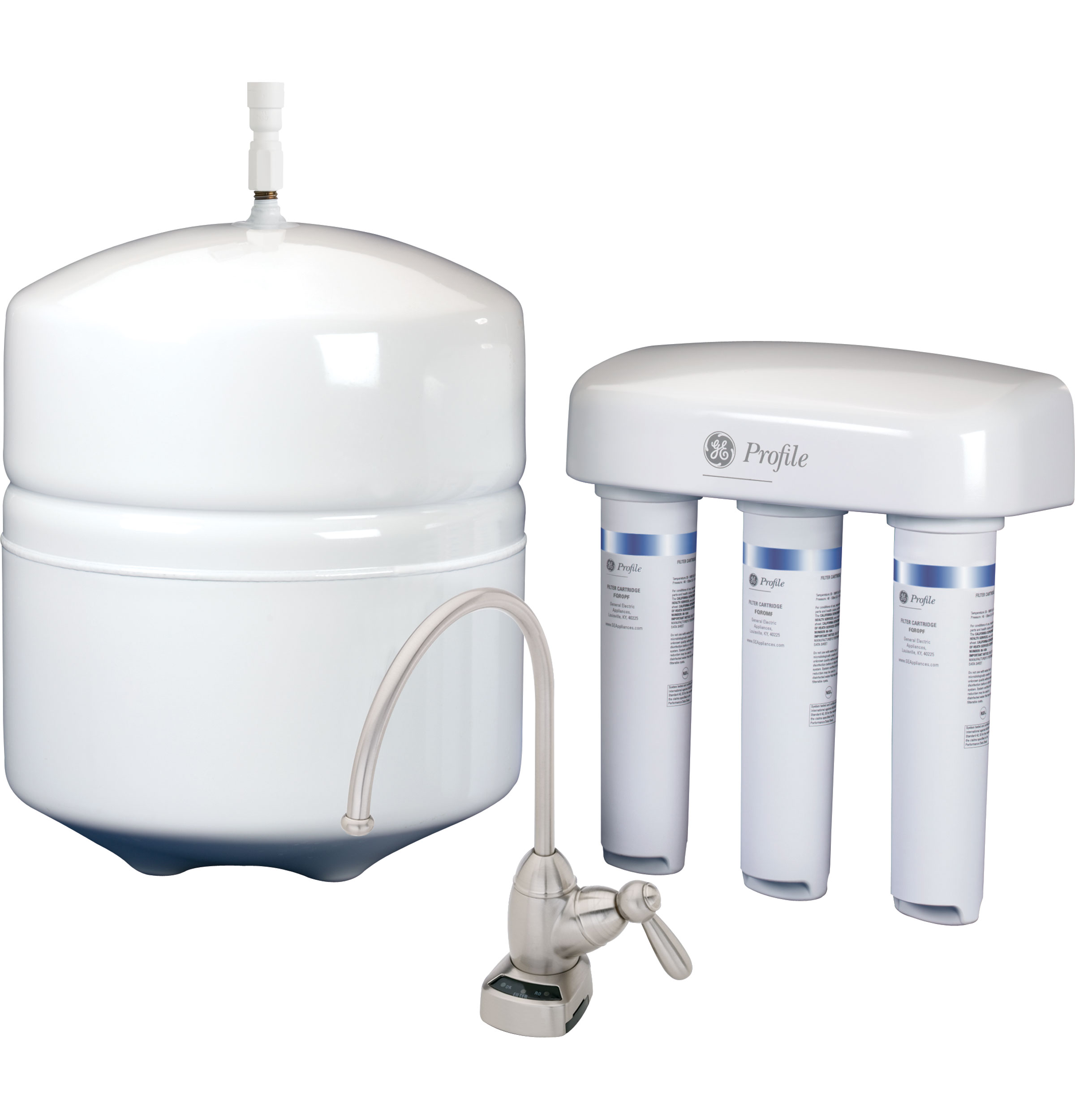 Reverse Osmosis Twist and Lock Filtration System PNRQ21LBN