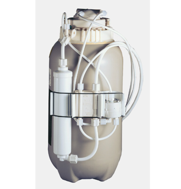 Reverse Osmosis Filtration System with 18-Gallon Output per Day and Black on Black Faucet PNRV18ZBB