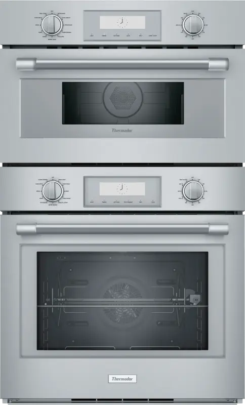 Thermador Professional Double Combination built-in Oven with Speed Oven 30" Stainless Steel PODMC301W Picture 1