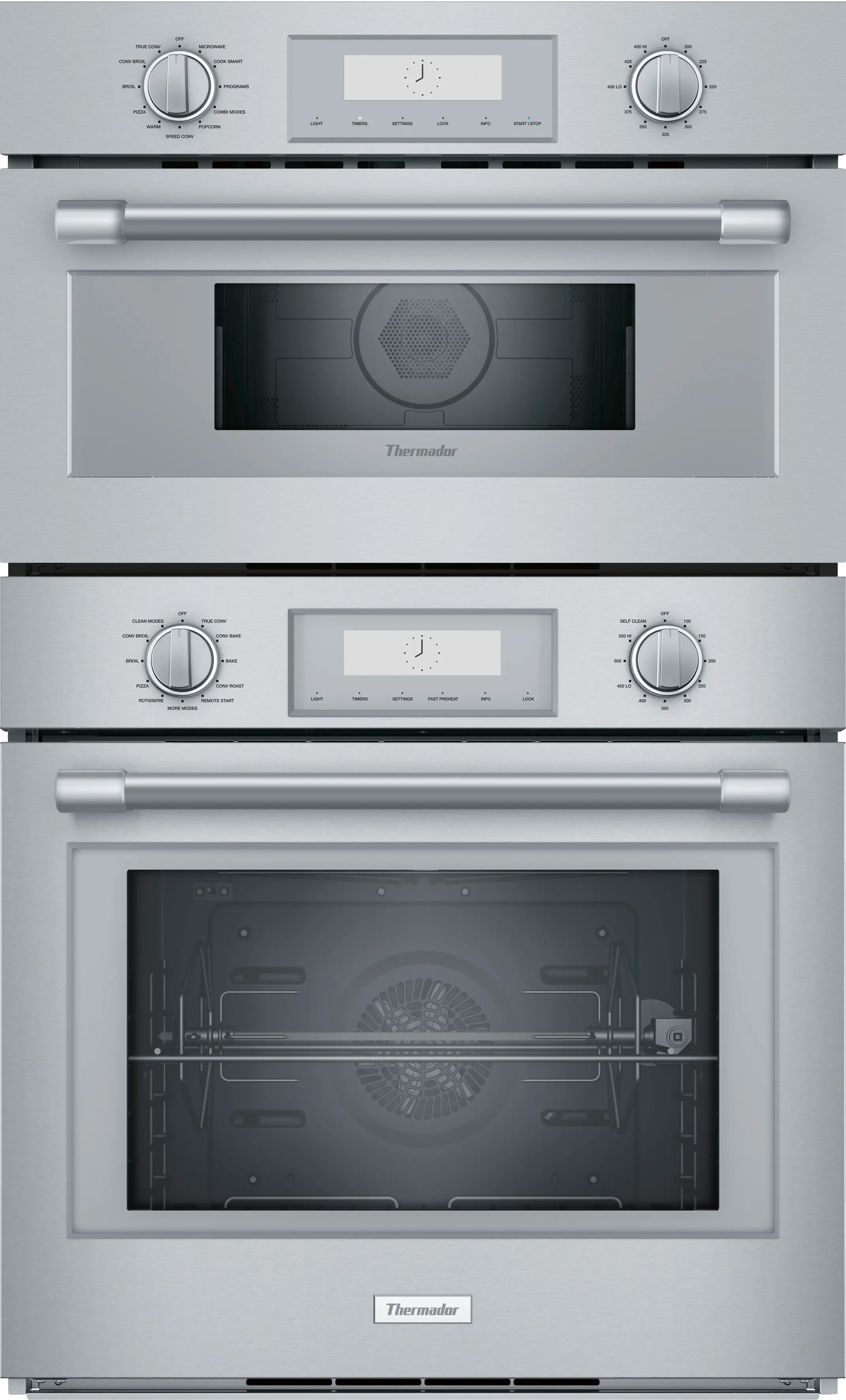Professional Double Combination Built-in Oven With Speed Oven 30'' PODMC301W