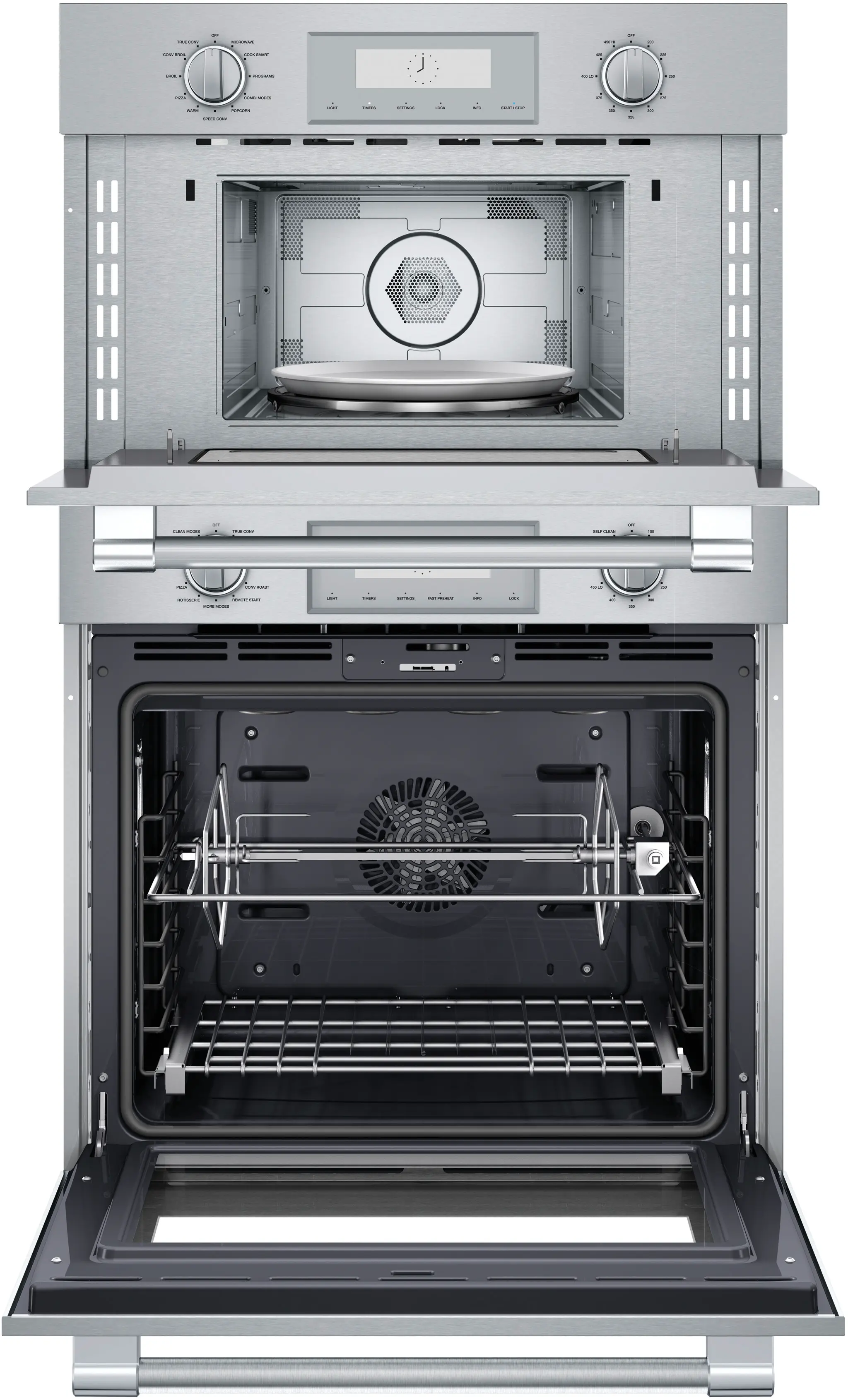 Professional Double Combination Built-in Oven With Speed Oven 30'' PODMC301W