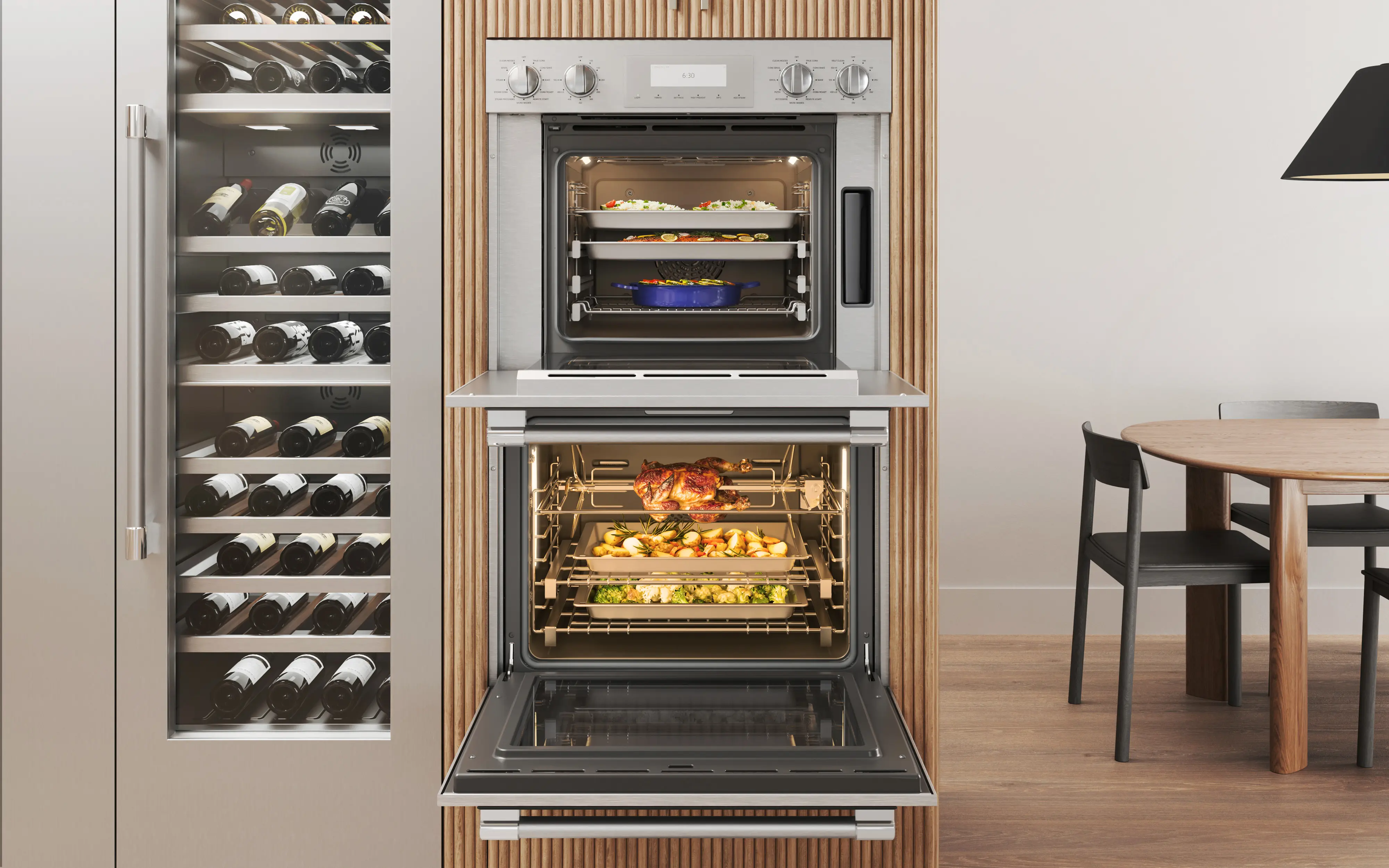 Professional Double Steam Wall Oven 30'' PODS302B