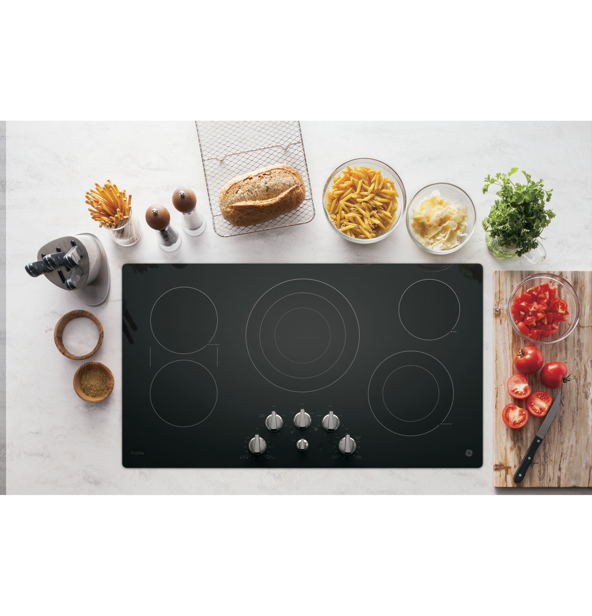 36" Built-In Knob Control Cooktop view 2
