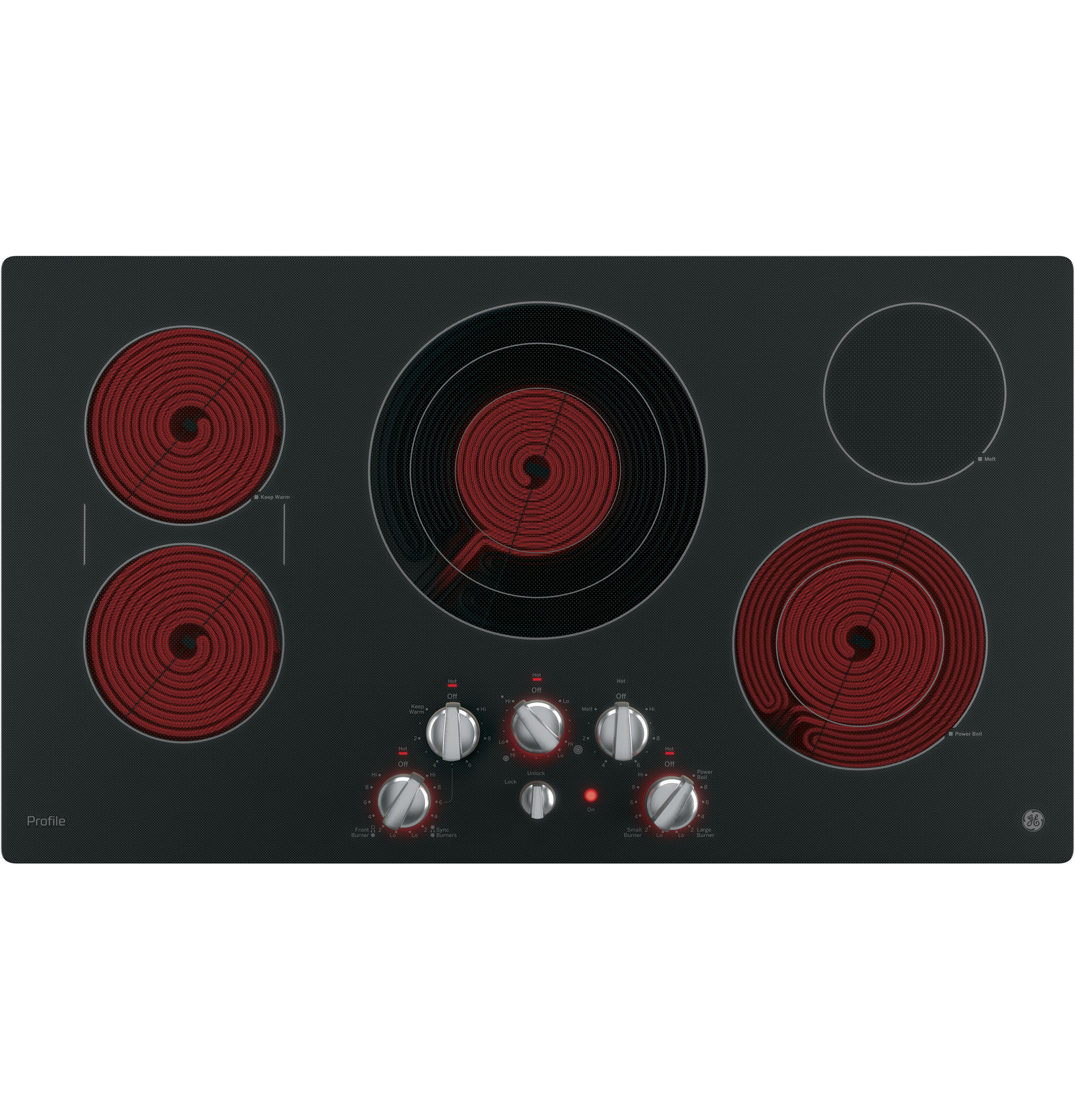 36" Built-In Knob Control Cooktop view 3