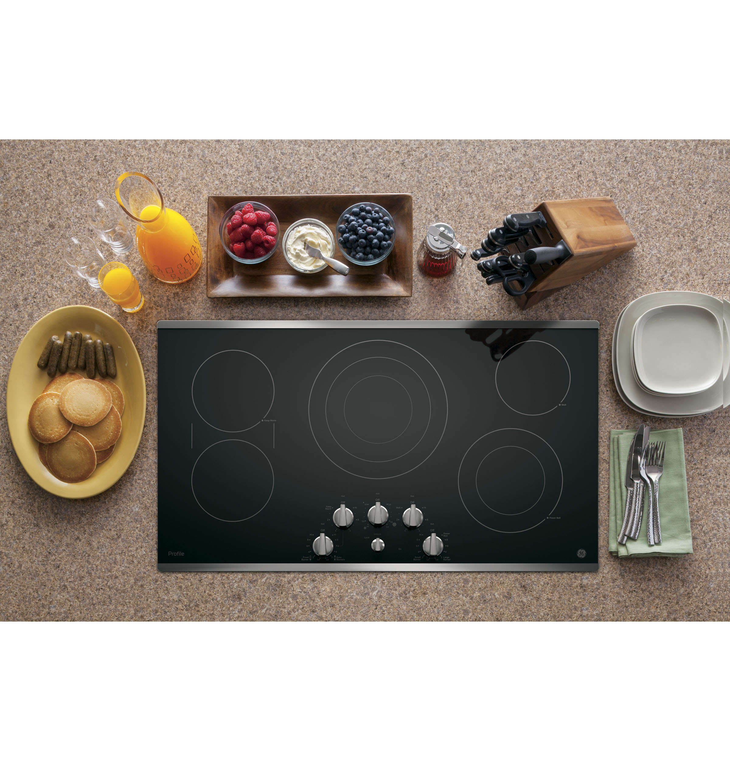 36" Built-In Knob Control Cooktop PP7036SJSS