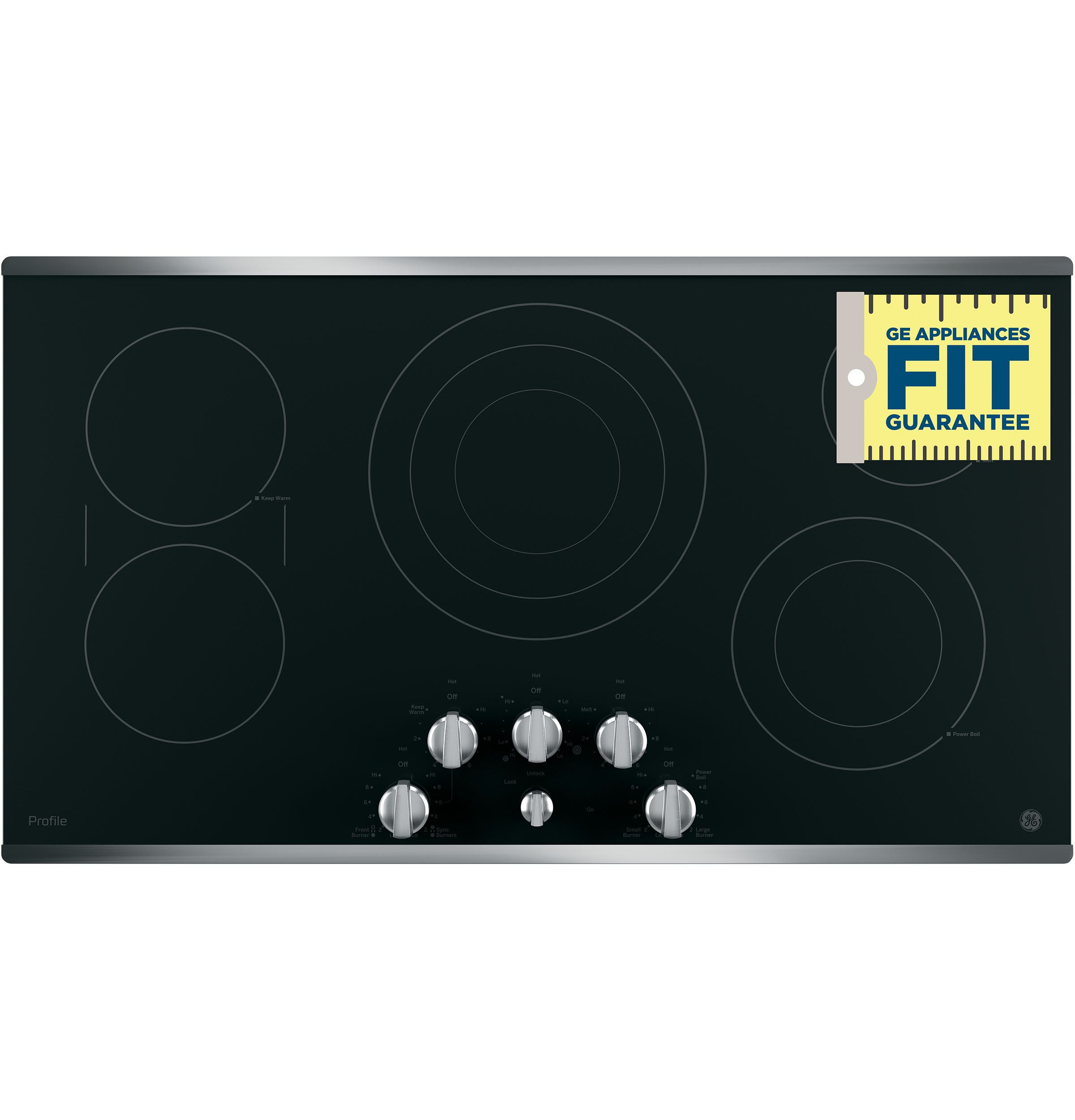 36" Built-In Knob Control Cooktop PP7036SJSS
